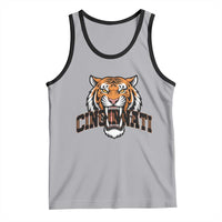 Roaring Cincinnati Tiger Football Tank Top Game Day Fans Gift - Wonder Print Shop