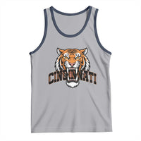 Roaring Cincinnati Tiger Football Tank Top Game Day Fans Gift - Wonder Print Shop