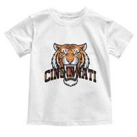 Roaring Cincinnati Tiger Football Toddler T Shirt Game Day Fans Gift - Wonder Print Shop