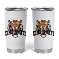 Roaring Cincinnati Tiger Football Tumbler Cup Game Day Fans Gift - Wonder Print Shop