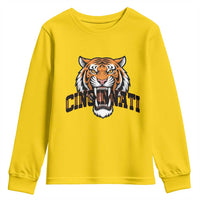 Roaring Cincinnati Tiger Football Youth Sweatshirt Game Day Fans Gift - Wonder Print Shop