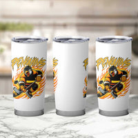 Penguin Playing Ice Hockey Tumbler Cup Funny Sports Fan Gift - Wonder Print Shop
