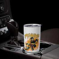 Penguin Playing Ice Hockey Tumbler Cup Funny Sports Fan Gift - Wonder Print Shop