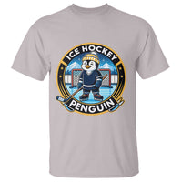 Funny Penguin Hockey Player T Shirt Sports Fan Gift - Wonder Print Shop