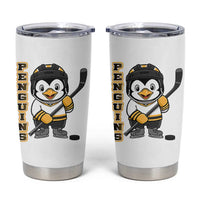 Funny Penguin Playing Ice Hockey Tumbler Cup Gift For Kids - Wonder Print Shop