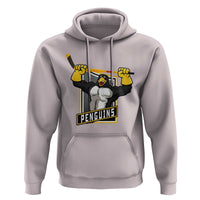 Funny Ice Hockey Player Gift Hoodie Penguin Power - Wonder Print Shop