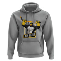 Funny Ice Hockey Player Gift Hoodie Penguin Power - Wonder Print Shop
