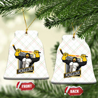 Funny Ice Hockey Player Gift Ceramic Ornament Penguin Power - Wonder Print Shop