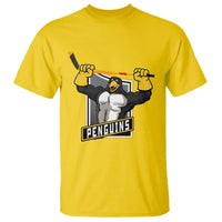 Funny Ice Hockey Player Gift T Shirt Penguin Power - Wonder Print Shop