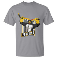 Funny Ice Hockey Player Gift T Shirt Penguin Power - Wonder Print Shop