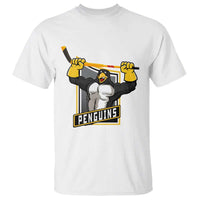 Funny Ice Hockey Player Gift T Shirt Penguin Power - Wonder Print Shop