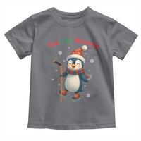 Cute Penguin Tis The Season Toddler T Shirt Funny Christmas Gift For Holiday Fans - Wonder Print Shop