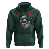 Penguin On Ice Tis The Season Hoodie Funny Christmas Gift - Wonder Print Shop