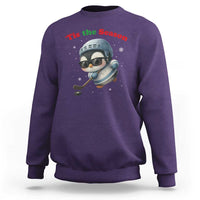 Penguin On Ice Tis The Season Sweatshirt Funny Christmas Gift - Wonder Print Shop