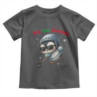 Penguin On Ice Tis The Season Toddler T Shirt Funny Christmas Gift - Wonder Print Shop