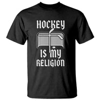 Hockey Is My Religion T Shirt Funny Christian Goalie Gift - Wonder Print Shop