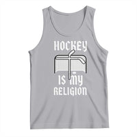 Hockey Is My Religion Tank Top Funny Christian Goalie Gift - Wonder Print Shop