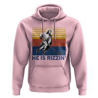 He Is Rizzin Hoodie Christian Hockey Retro Funny Gift For Believers - Wonder Print Shop