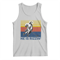 He Is Rizzin Tank Top Christian Hockey Retro Funny Gift For Believers - Wonder Print Shop
