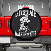 Jesus Ice Hockey Players Walk On Water Spare Tire Cover Funny Christian Gift - Wonder Print Shop