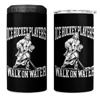 Jesus Ice Hockey Players Walk On Water 4 in 1 Can Cooler Tumbler Funny Christian Gift - Wonder Print Shop