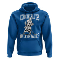 Jesus Ice Hockey Players Walk On Water Hoodie Funny Christian Gift - Wonder Print Shop