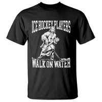 Jesus Ice Hockey Players Walk On Water T Shirt Funny Christian Gift - Wonder Print Shop