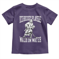 Jesus Ice Hockey Players Walk On Water Toddler T Shirt Funny Christian Gift - Wonder Print Shop