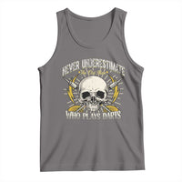 Never Underestimate An Old Who Plays Darts Tank Top Funny Darts Fan - Wonder Print Shop