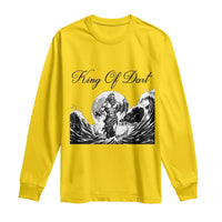 Greek Mythology Poseidon Dartist Long Sleeve Shirt King Of Dart Thrower - Wonder Print Shop