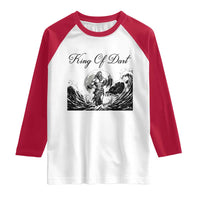 Greek Mythology Poseidon Dartist Raglan Shirt King Of Dart Thrower - Wonder Print Shop