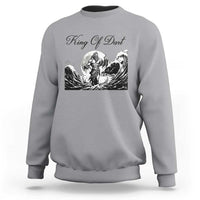 Greek Mythology Poseidon Dartist Sweatshirt King Of Dart Thrower - Wonder Print Shop