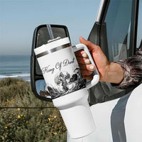 Greek Mythology Poseidon Dartist Tumbler With Handle King Of Dart Thrower - Wonder Print Shop
