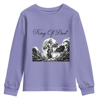 Greek Mythology Poseidon Dartist Youth Sweatshirt King Of Dart Thrower - Wonder Print Shop