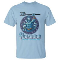 Ancient Greek Mythology Poseidon Dartist T Shirt God Of The Dart Sea Trident - Wonder Print Shop