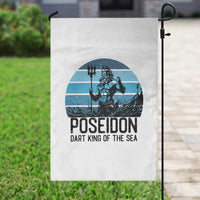 Ancient Greek Mythology Poseidon Dartist Garden Flag Dart King Of The Sea Trident - Wonder Print Shop