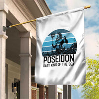 Ancient Greek Mythology Poseidon Dartist Garden Flag Dart King Of The Sea Trident - Wonder Print Shop