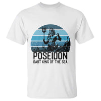 Ancient Greek Mythology Poseidon Dartist T Shirt Dart King Of The Sea Trident - Wonder Print Shop