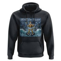 Greek Mythology Poseidon Dart Player Hoodie King Of Dart Trident Thrower - Wonder Print Shop
