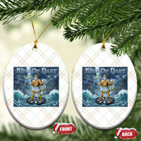 Greek Mythology Poseidon Dart Player Ceramic Ornament King Of Dart Trident Thrower - Wonder Print Shop