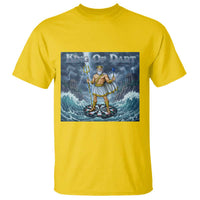 Greek Mythology Poseidon Dart Player T Shirt King Of Dart Trident Thrower - Wonder Print Shop