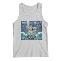 Greek Mythology Poseidon Dart Player Tank Top King Of Dart Trident Thrower - Wonder Print Shop