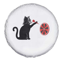 Black Cat Lord Darts Player Spare Tire Cover Funny Space Scifi Dartist Gift - Wonder Print Shop