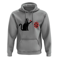 Black Cat Lord Darts Player Hoodie Funny Space Scifi Dartist Gift - Wonder Print Shop