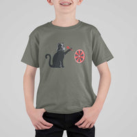 Black Cat Lord Darts Player T Shirt For Kid Funny Space Scifi Dartist Gift - Wonder Print Shop