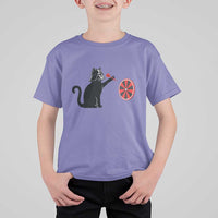 Black Cat Lord Darts Player T Shirt For Kid Funny Space Scifi Dartist Gift - Wonder Print Shop