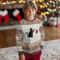 Black Cat Lord Darts Player Ugly Christmas Sweater Funny Space Scifi Dartist Gift - Wonder Print Shop