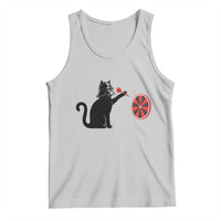 Black Cat Lord Darts Player Tank Top Funny Space Scifi Dartist Gift - Wonder Print Shop