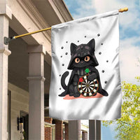Dark Lord Cat Dartist Gift Garden Flag Funny Sci Fi Dart Thrower Gift - Wonder Print Shop