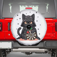 Dark Lord Cat Dartist Gift Spare Tire Cover Funny Sci Fi Dart Thrower Gift - Wonder Print Shop